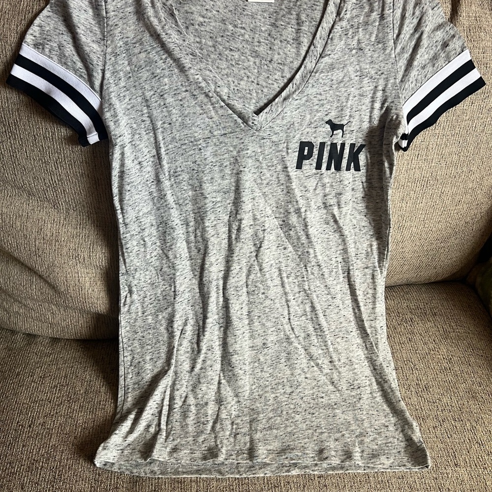 Victoria's Secret Pink Heather Gray Top